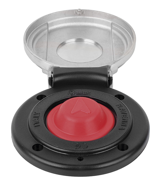 Pulsante A Piede Down Inox/nero