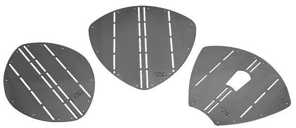 SCUDO DI PRUA INOX C/PASSA CAVALL.