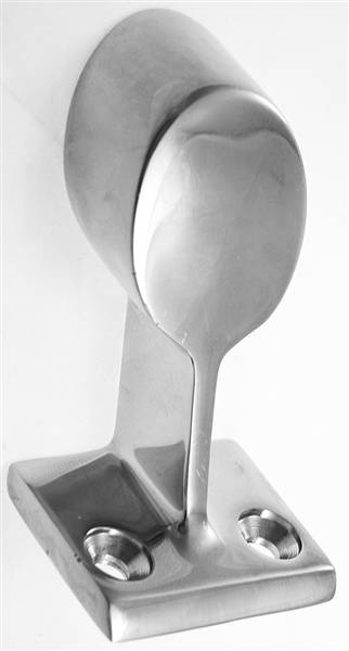 TERMINALE CORRIMANO INOX MM.22