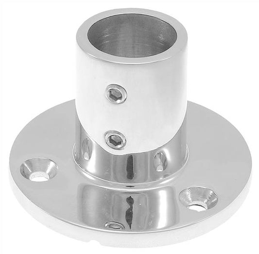 BASE INOX TONDA MM.22 90°