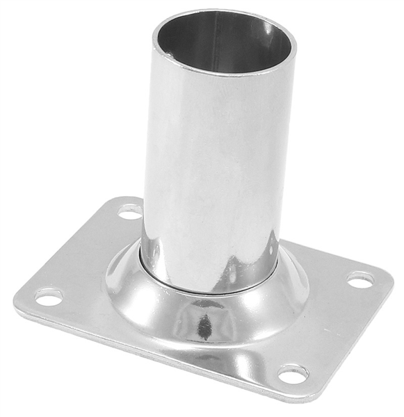 BASE RETTANGOLARE INOX MM 25