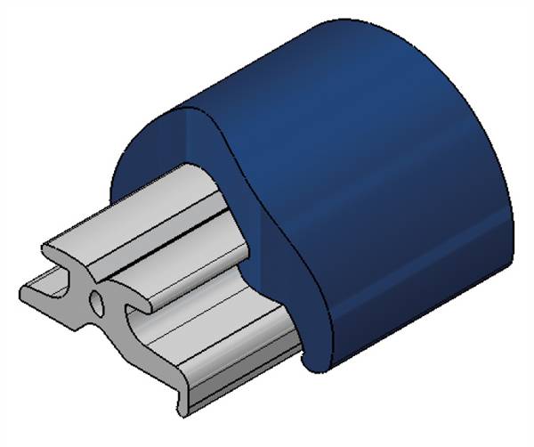 TERMINALE PVC RADIAL 40