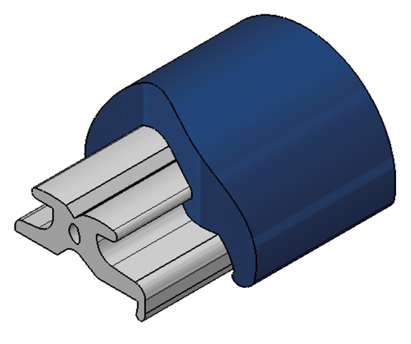 TERMINALE INOX RADIAL 40