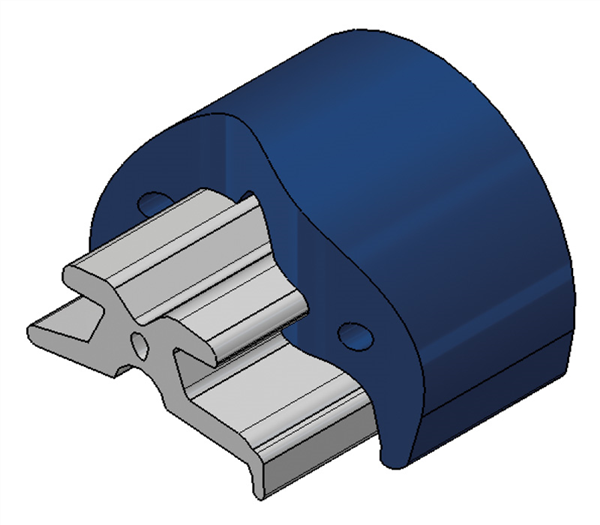 TERMINALE PVC RADIAL 52