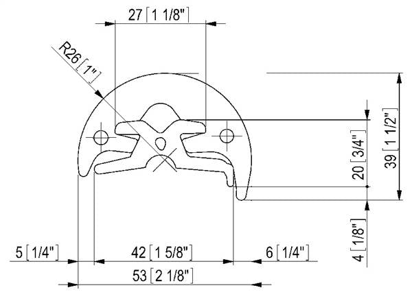 COPRIGIUNTA INOX RADIAL 52