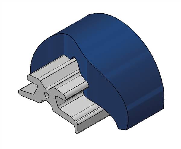 TERMINALE PVC RADIAL 65