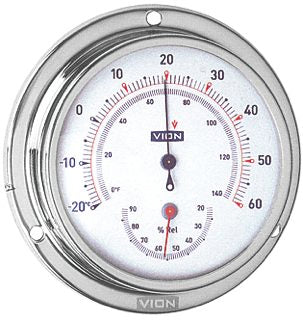 Termo-igrometro Inox Vion Mm.127