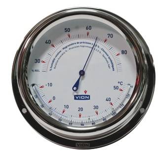 TERMO-IGROMETRO INOX VION D.150