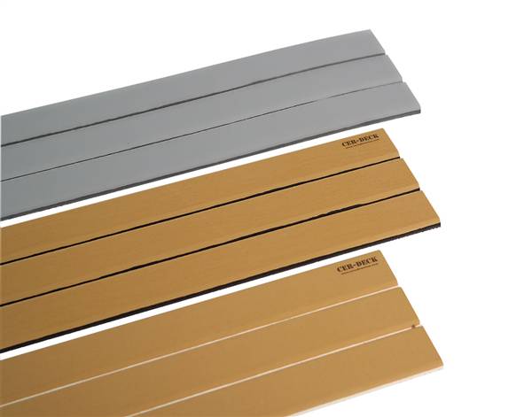 STRISCIA 3 DOGHE TEAK FUGA B. CM.12X200