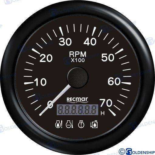 CONTAGIRI 0-7000 RPM NERO