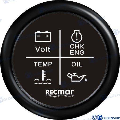 INDICATORE MULTIFUNZIONE NERO