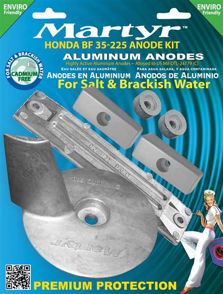 Kit Anodi Honda Bf35-225