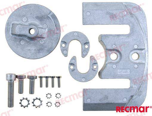 KIT ANODI PIEDI MERCRUISER EFB