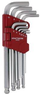 10pz.- Serie Chiavi Esag.ballpoint