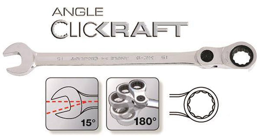 CHIAVE COMBINATA ANGLE CLICKRAFT13M