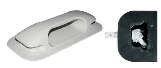 Maniglia Synthesis Rubber Grigio 7046