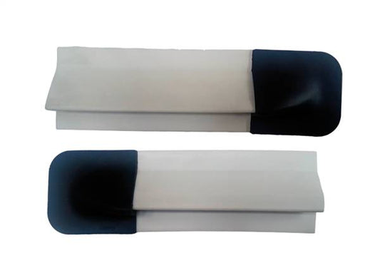 COPPIA TERMINALI PARABORDO GRIGIO 7035