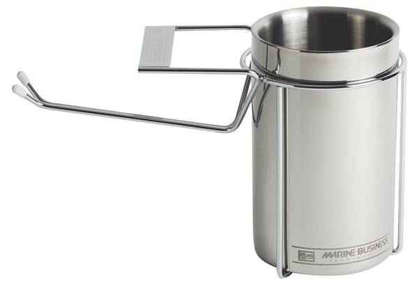 PORTABOTTIGLIE INOX CON SUPPORTO