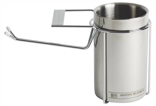 PORTABOTTIGLIE INOX CON SUPPORTO