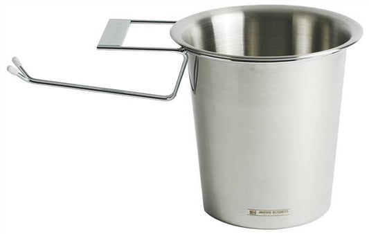 PORTABOTTIGLIE INOX CON SUPPORTO