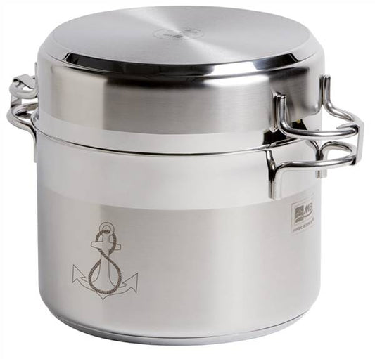 SET PENTOLE ACCIAIO INOX 11 PZ.