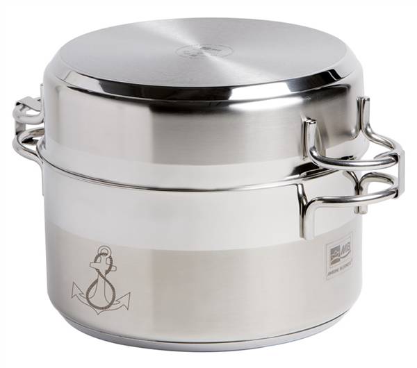 SET PENTOLE ACCIAIO INOX 7 PZ.