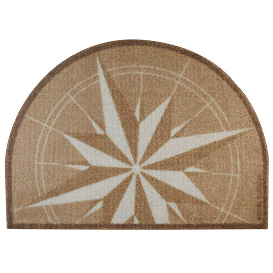 Tappeto Rosa Dei Venti Marrone