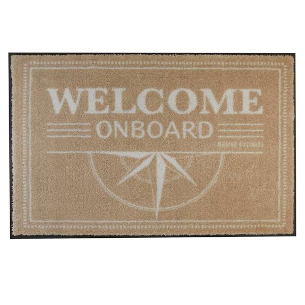 TAPPETO WELCOME MARRONE