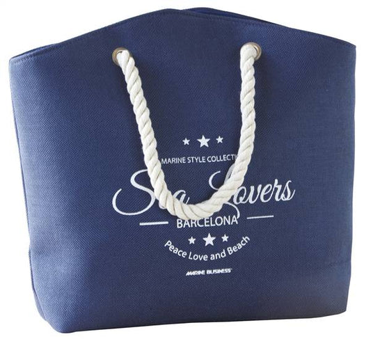 BORSA A MANO BLU