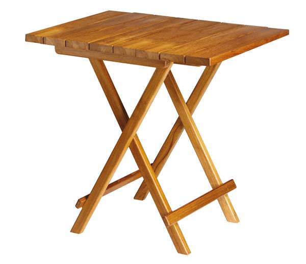 TAVOLO TEAK CM.80X60