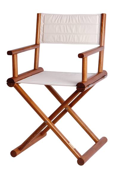 SEDIA TEAK PIEGHEVOLE ECRU