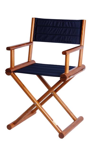 SEDIA TEAK PIEGHEVOLE BLUE NAVY