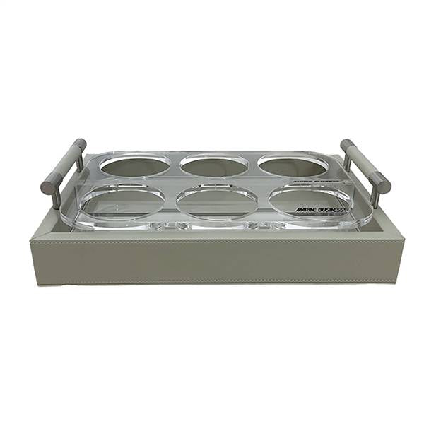 VASSOIO BEIGE PER BICCHIERI MEDI