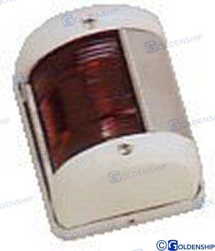 FANALE ROSSO 76MM BIANCO