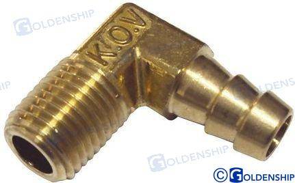 RACCORDO OTTONE 90º NPT 1/4X 3/8 (2)