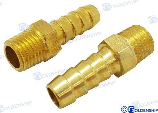 PORTAGOMMA OTTONE NPT 1/4"X3/8" (2)