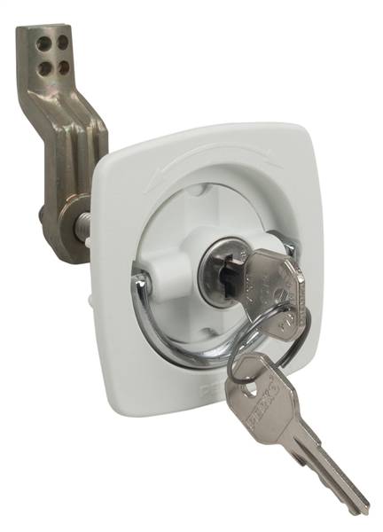 Chiusura Bianca Con Serratura