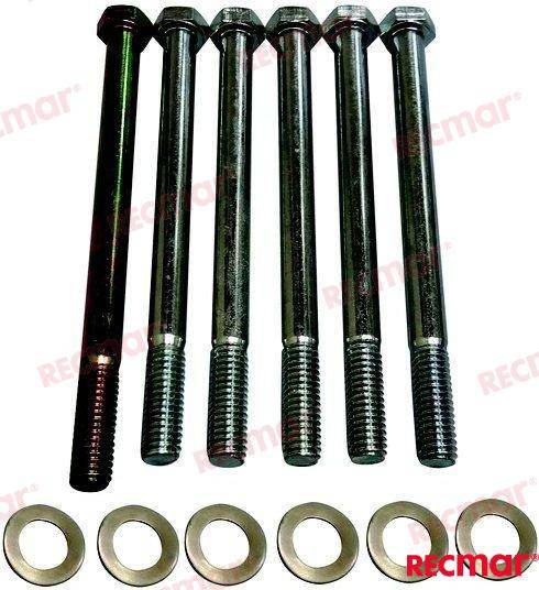KIT BULLONI COLLETORE SCARICO VOLVO V6
