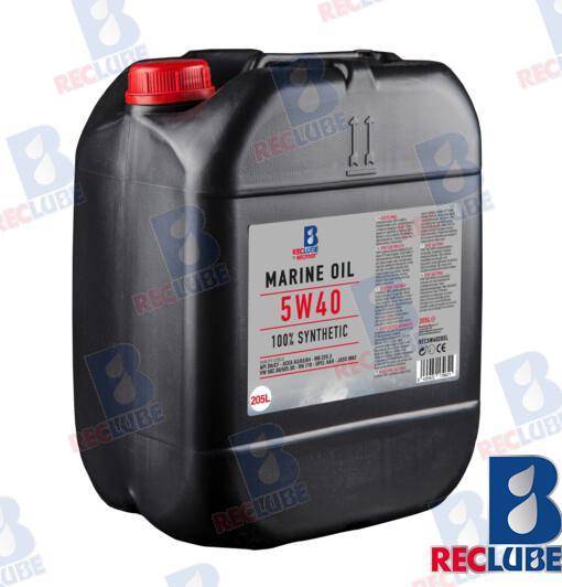 OLIO MARINO 5W-40 100% SINTETICO 205 L.
