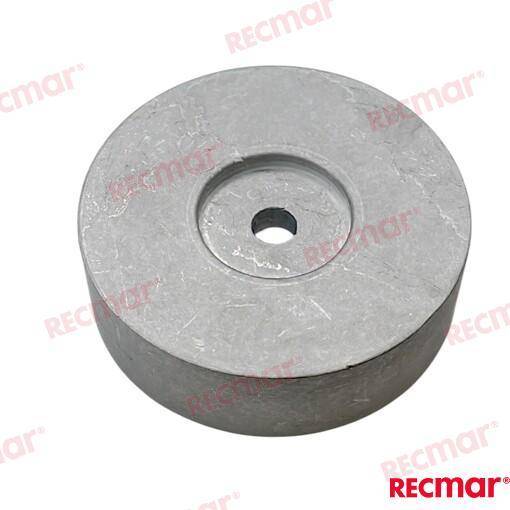 ANODO A DISCO POPPA 140X35MM (ZN)