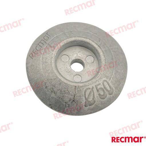 ANODO A DISCO SINGOLO 50MM (ZN)
