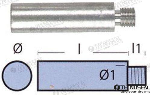 ANODI YANMAR 12,5X30 M10 7/16UNF