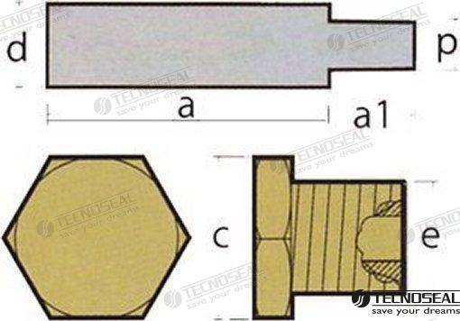 ANODI CATERPILLAR D.12,5 C/TAPPO